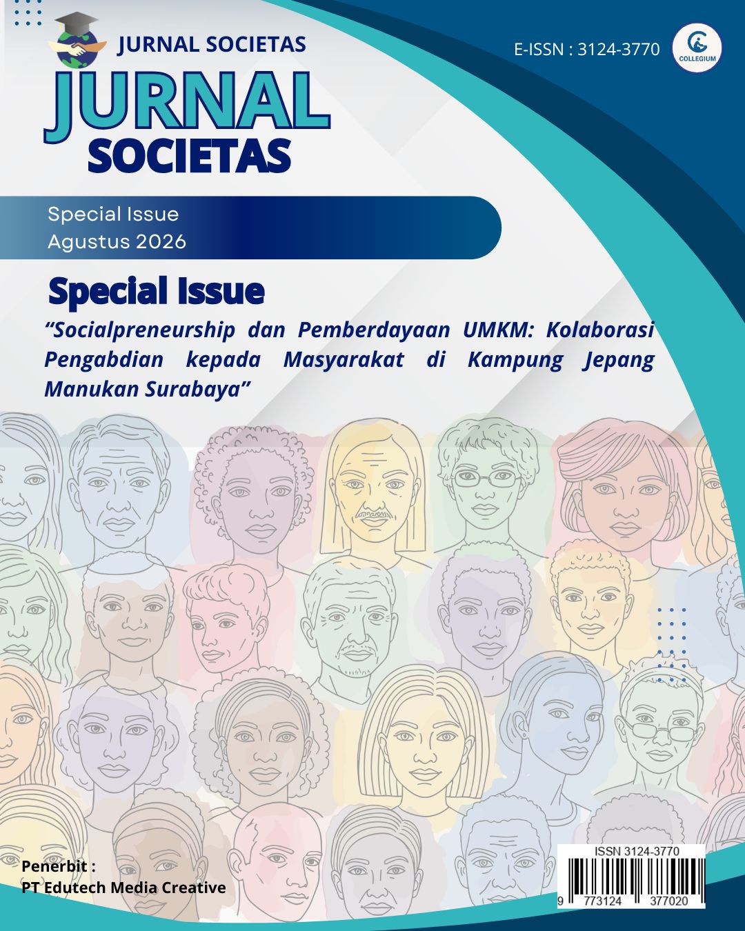 					View Vol. 1 No. Special Issue (2026): Socialpreneurship dan Pemberdayaan UMKM: Kolaborasi Pengabdian kepada Masyarakat di Kampung Jepang Manukan Surabaya
				